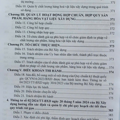 Quy định chi tiết thi hành Luật Xây Dựng về quản lý chất lượng, thi công xây dựng và bảo trì công trình xây dựng