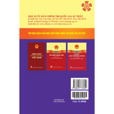 Luật Hoạt động giám sát của Quốc hội và Hội đồng nhân dân (hiện hành) (sửa đổi năm 2023) (bản in 2023)