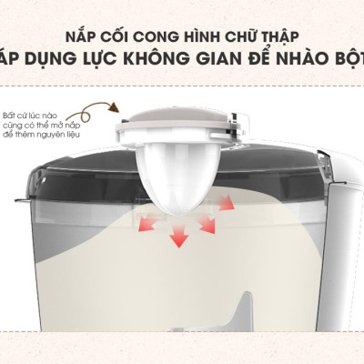 Máy nhào bột tự động 5L Bear DM-B50V1 - Hàng chính hãng