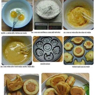 Máy nướng bánh Magic hình thú mini ( 32 x 12 x 23 cm) - Hàng chính hãng