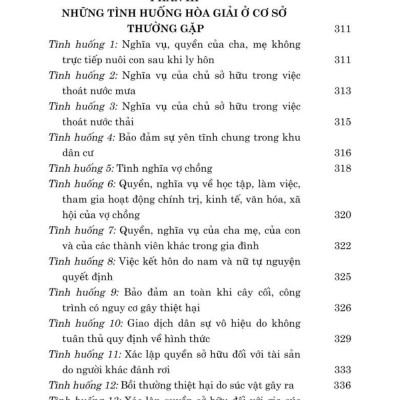 Cẩm nang công tác hòa giải ở cơ sở ( bản in 2024)