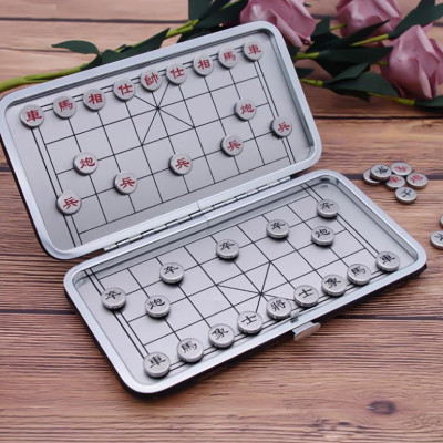 Cờ Tướng Nam Châm Bỏ Túi - Cờ Tướng Bàn Là Hộp Đựng - Hàng chính hãng