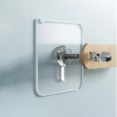 Móc Dán Tường Có Đinh Ốc Vít Miếng Dán Tường Đóng Đinh Tiện Lợi Ko Khoan Đục Tường