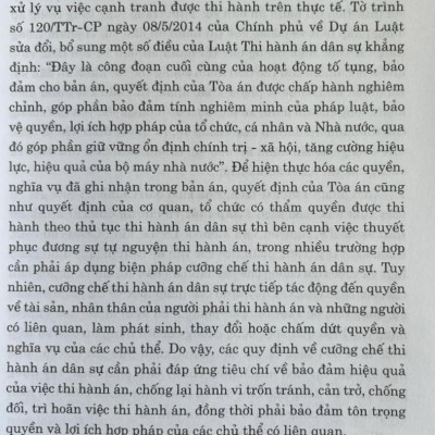 Pháp luật về cưỡng chế thi hành án dân sự