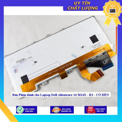 Bàn Phím dùng cho Laptop Dell Alienware 14 M14X - R3 - CÓ ĐÈN - Hàng Nhập Khẩu New Seal