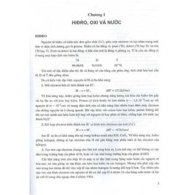 Sách - Hóa Học Vô Cơ Cơ Bản Tập 2 - Các Nguyên Tố Hóa Học Điển Hình - NXB Giáo Dục - HV