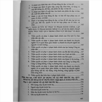 Sách Chỉ Dẫn Áp Dụng Những Hành Vi Vi Phạm Hành Chính Trong Lĩnh Vực Đất Đai, Tài Nguyên Nước Và Khoáng Sản, Khí Tượng Thủy Văn, Đo Đạc Và Bản Đồ - V2129T