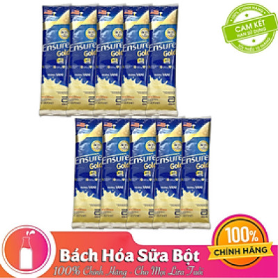 Combo 10 Gói Ensure Gold Hương Vani 60.6g