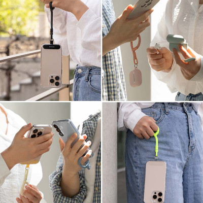 Dây đeo điện thoại RINGKE Holder Link Flow Finger Ring Strap - Hàng Chính Hãng