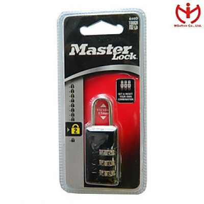 Ổ khóa số Master Lock 646 EURD rộng 20mm khóa vali hành lý - MSOFT