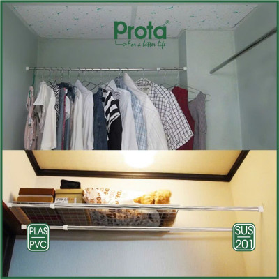 [CHÍNH HÃNG] Prota Thanh treo tường inox đa năng không cần khoan tường ống 16mm - Cam kết 1 đổi 1