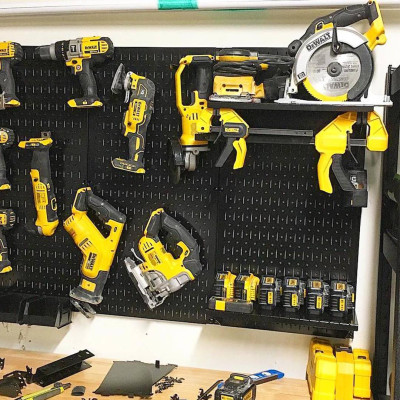 Bảng Treo Đồ Nghề Pegboard Cơ Khí SMLIFE S1 Black - Lưu Trữ Trưng Bày Dụng Cụ Sửa Chữa Thông Minh Dễ Tìm Kiếm