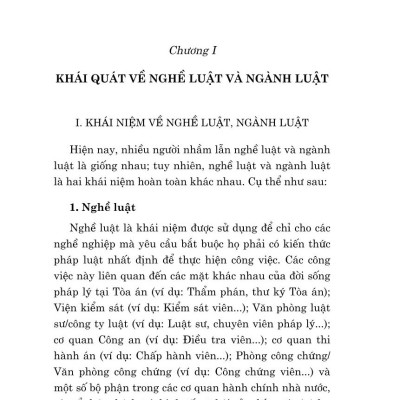 Nghề Luật và cơ hội nghề nghiệp cho người học luật