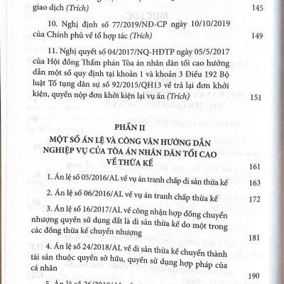 Quy định của pháp luật về thừa kế và hướng dẫn áp dụng của tòa án tối cao
