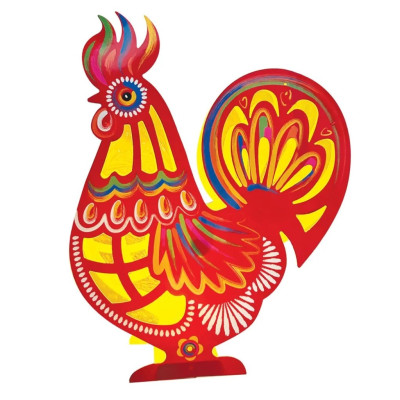 Lồng đèn Trung Thu - Lồng đèn trang trí "Ký ức tuổi thơ" hình Gà (size lớn)