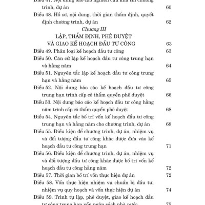 Luật đầu tư công 2024 - bản in 2025