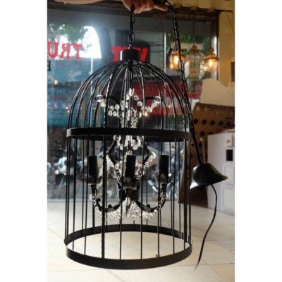 Đèn thả lồng chim,đèn trang trí DT