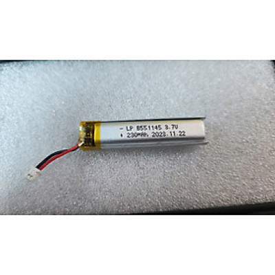 Pin Li-Po 3.7V 230mAh B551145 dùng cho mic không dây T18 plus, T25 2.4G, T28 plus 2.4G Hàng Chính hãng