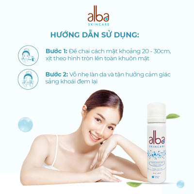 Xịt Khoáng ALBA SKINCARE Chống Lão Hóa Và Dưỡng Ẩm Cho Da 50ML