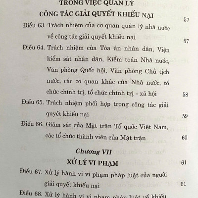 Luật Khiếu Nại ( hiện hành )