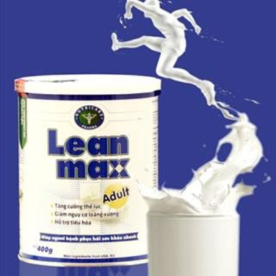 Sữa LeanMax Adult dinh dưỡng hồi phục cho người bệnh, người cao tuổi