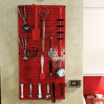 Bảng Treo Đồ Nghề Pegboard Cơ Khí SMLIFE S1 Red