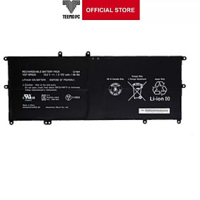 Pin Tương Thích Cho Laptop Sony Vaio Fit Multi Flip 14 Svf14N Vgp-Bps40 - Hàng Nhập Khẩu New Seal TEEMO PC TEBAT311