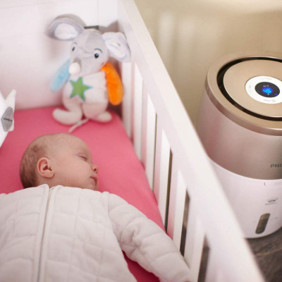 Máy tạo độ ẩm Philips HU4803 công suất 15W - Hàng nhập khẩu