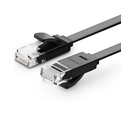 Ugreen UG50176NW102TK 5M màu Đen Cáp mạng LAN CAT6 dây dẹt - HÀNG CHÍNH HÃNG