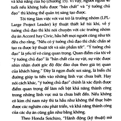 Bí Mật Sáng Chế Của Honda