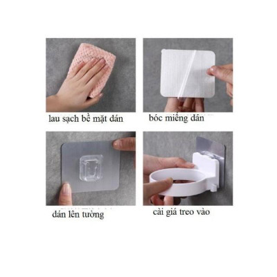 Giá Dán Tường, Kệ Dán Tường Để Máy Sấy Tóc, Dùng Cho Nhà Tắm Tiện Dụng, Sử Dụng Miếng Dán Chắc Chắn, Tiện Lợi. Taky Home 4021