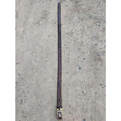 Thắt Lưng Gù Gai Cá Sấu Rất Đẹp TS103A (mặt vàng)