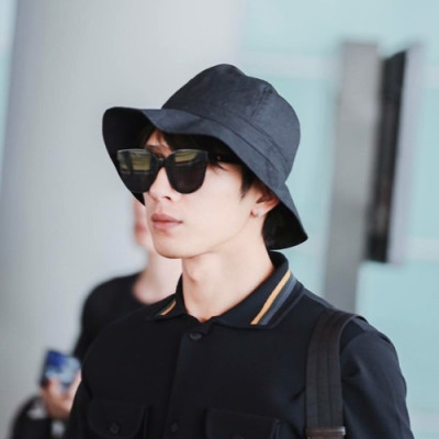 Nón bucket trơn đen hàng tốt dày dặn