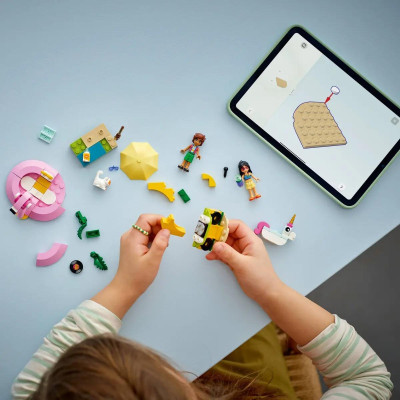 Đồ Chơi Lắp Ráp Bữa Tiệc Hồ Bơi Của Kỳ Lân Và Hồng Hạc - Lego Friends 42658 (99 Mảnh Ghép)