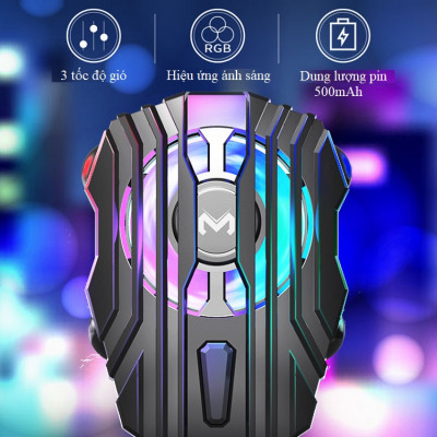 Phụ kiện gaming thương hiệu MEMO - Quạt Tản Nhiệt Điện Thoại - Bao tay chơi game - Mặt hàng thiết yếu cho game thủ - Hàng Chính Hãng Memo