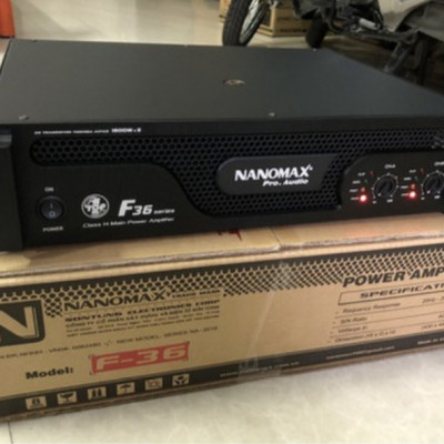 Main Cục Đẩy 36 Sò Nanomax F-36 Công Suất 3200w Hàng Chính Hãng