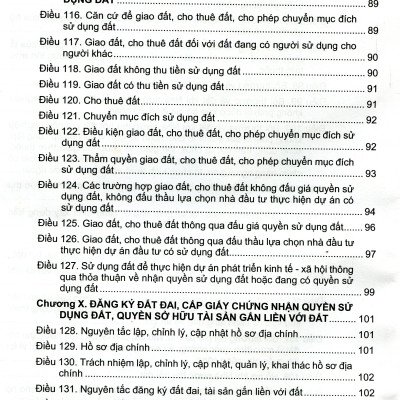 Luật Đất Đai_Quy Định Về Giá Đất, Cho Thuê Đất, Chuyển Mục Đích Sử Dụng Đất Và Bồi Thường, Hỗ Trợ, Tái Định Cư Khi Nhà Nước Thu Hồi Đất