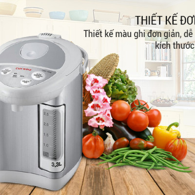 Bình Thủy Điện Cuckoo CWP-333G - 3.3L - Hàng Chính Hãng