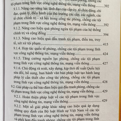 Sách - Phòng, Chống Tội Phạm Trong Lĩnh Vực Công Nghệ Cao