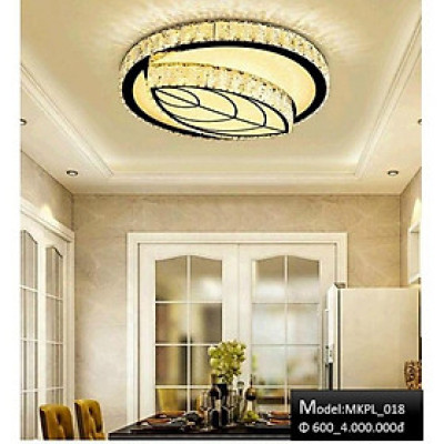 MKPL 6 mẫu - Đèn mâm áp trần phale chuẩn K9 tô điểm phòng khách, đèn tô điểm trần phong thái bắc âu DT
