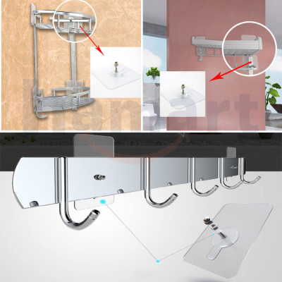 Móc Dán Tường Có Đinh Ốc Vít Miếng Dán Tường Đóng Đinh Tiện Lợi Ko Khoan Đục Tường