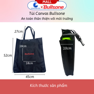 Túi Canvas Bullsone - An Toàn Thân Thiện Với Môi Trường - Hàng Chính Hãng
