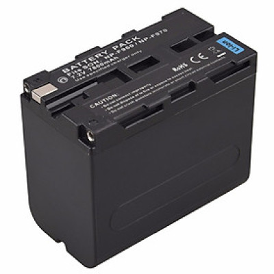 Pin Cho Máy Quay Phim Sony NP-F970 NP-F960 7800mAh Cao Cấp - Hàng Nhập Khẩu
