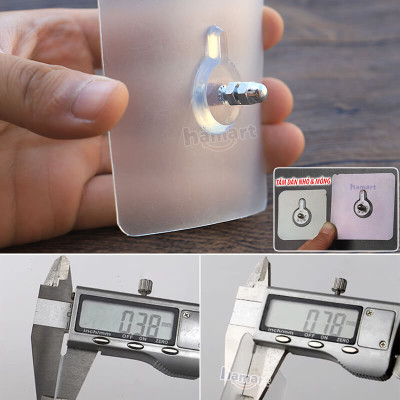 Móc Dán Tường Có Đinh Ốc Vít Miếng Dán Tường Đóng Đinh Tiện Lợi Ko Khoan Đục Tường