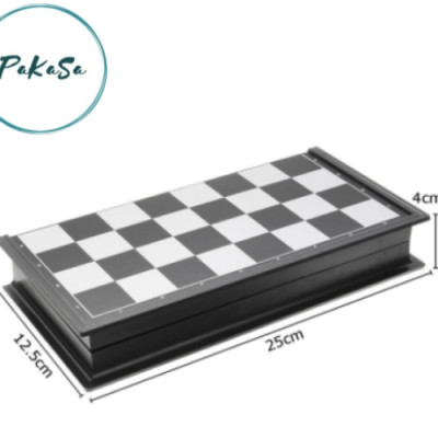 Bộ cờ vua nam châm 25*25cm gấp gọn cao cấp- Hàng Chính Hãng