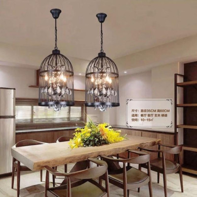 Đèn thả lồng chim,đèn trang trí DT