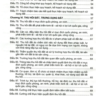 Luật Đất Đai_Quy Định Về Giá Đất, Cho Thuê Đất, Chuyển Mục Đích Sử Dụng Đất Và Bồi Thường, Hỗ Trợ, Tái Định Cư Khi Nhà Nước Thu Hồi Đất