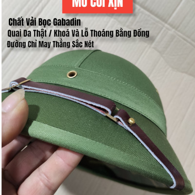 Mũ Cối Tàu Siêu Bền Mũ cối ARMY K82 Chất Vải Bọc Mũ Gabadin Lòng Cốt Phíp Giàn Gi Xanh - 100kg Đứng Ngồi Lên Mũ Thoải Mái - Cách nhiệt, cách nước