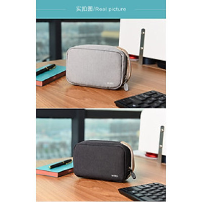  Túi Wiwu Cozy Storage Bag 8.2 inch để phụ kiện có các ngăn để chuột, củ sạc, đồng hồ ..... làm bằng vải chống nước - Hàng chính hãng