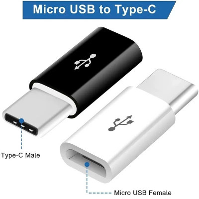 Đầu Chuyển Đổi Cổng Micro Usb Sang Type C - Hàng Nhập Khẩu